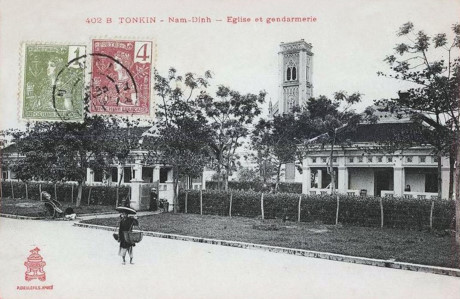 Vùng đất Nam Định ngắm mãi không chán qua những bưu thiếp cổ xưa của người Pháp - Ảnh 4.