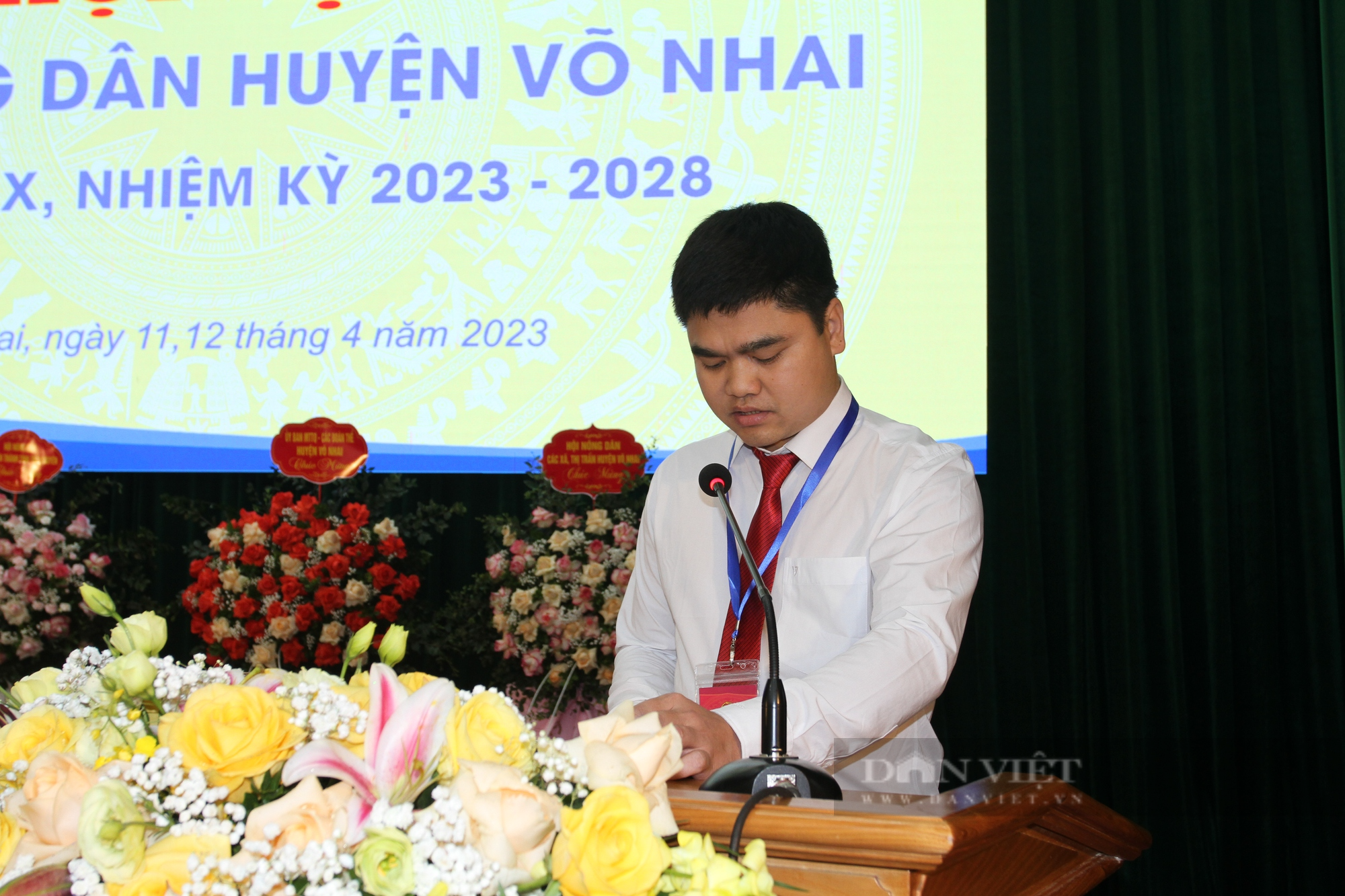 Thái Nguyên: Bầu Ban chấp hành Hội nông dân huyện Võ Nhai lần thứ X, nhiệm kỳ 2023 – 2028 với 21 người - Ảnh 4.
