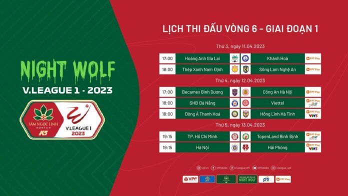 Lịch phát sóng trực tiếp vòng 6 V.League 2023: Khó lường! - Ảnh 1.