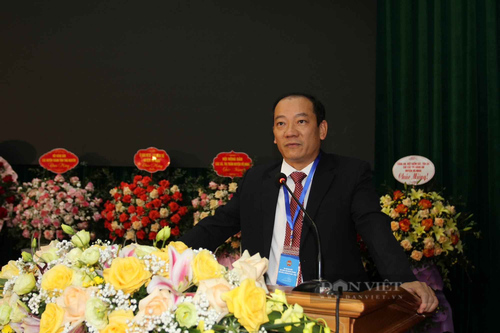Khai mạc Đại hội đại biểu HND huyện Võ Nhai lần thứ X, bà Triệu Thị Nhinh tái đắc cử chức danh Chủ tịch - Ảnh 3.