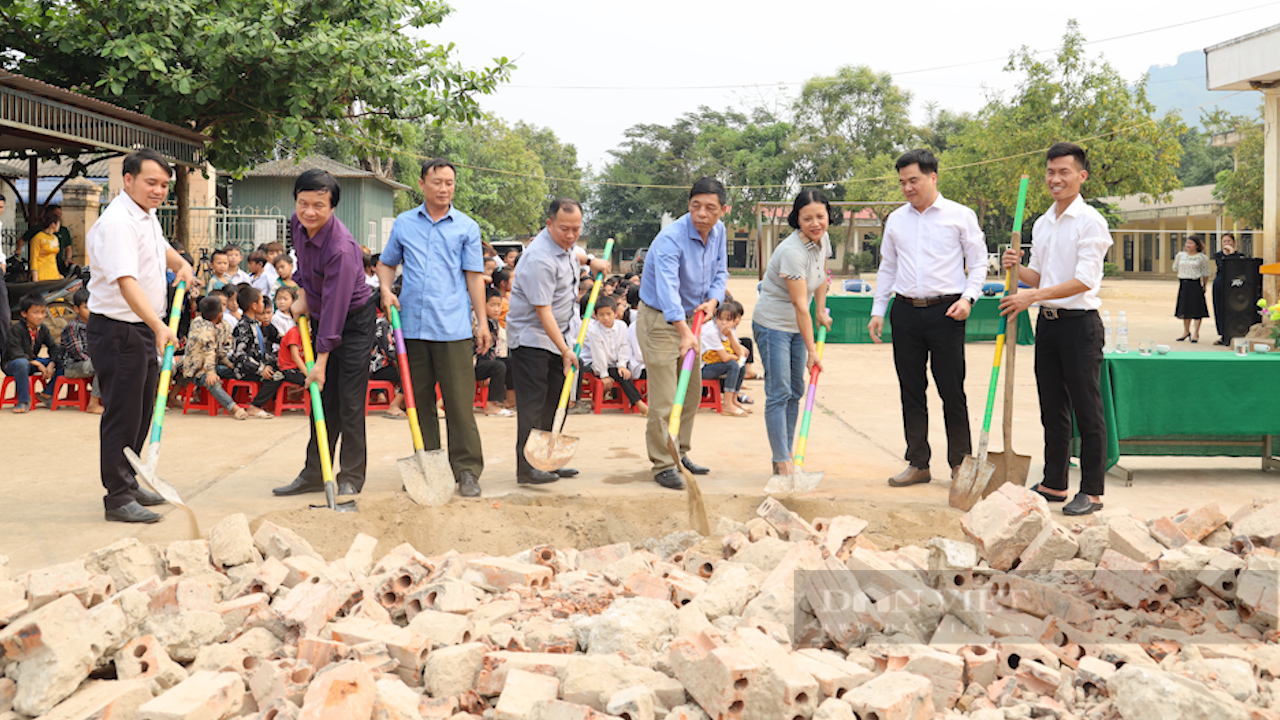 Khởi công &quot;điểm trường mơ ước&quot; tại Huổi Só - Ảnh 3.