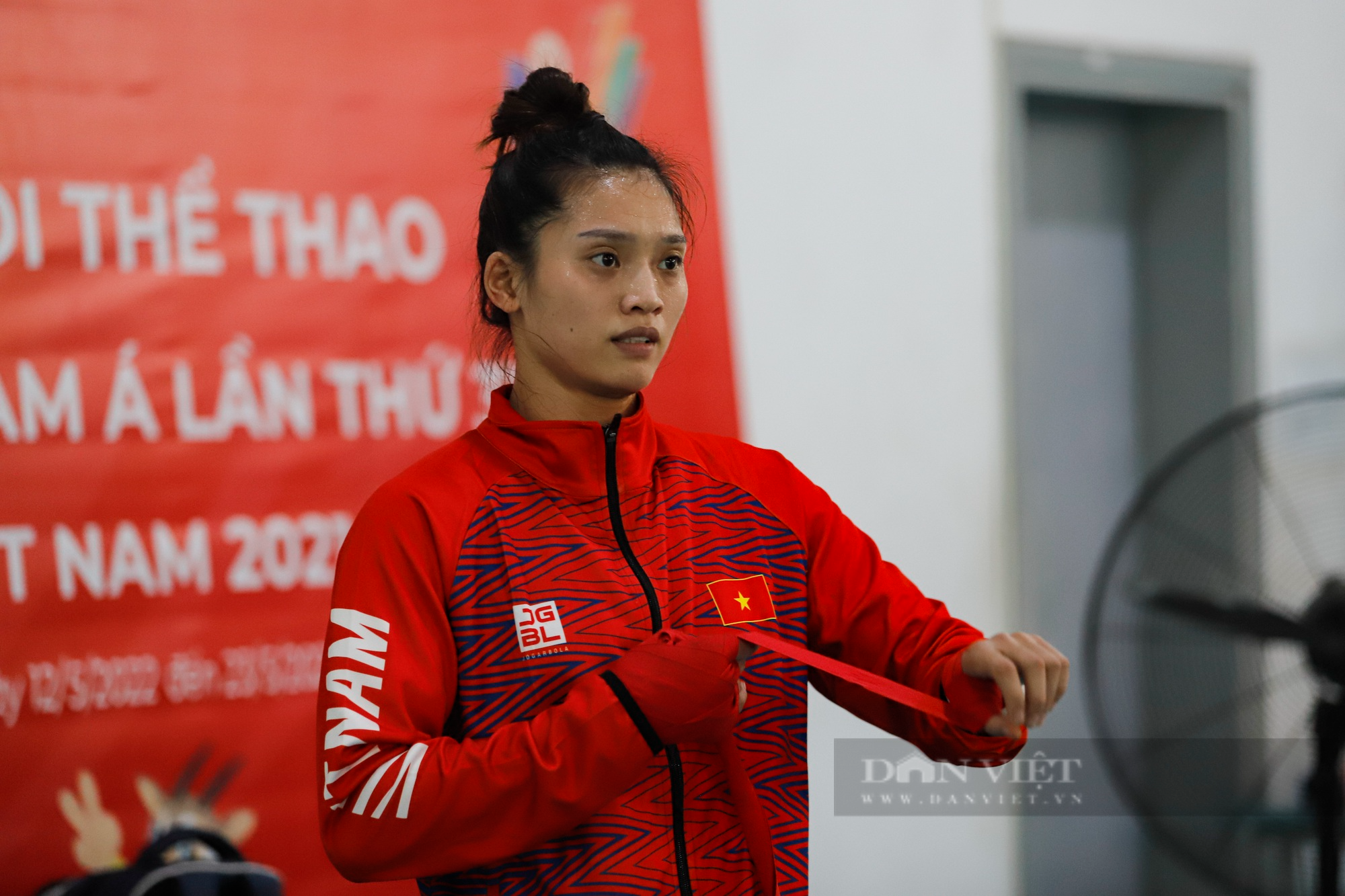 Bên trong khu tập luyện của các vận động viên Việt Nam tham dự SEA Games 32  - Ảnh 14.