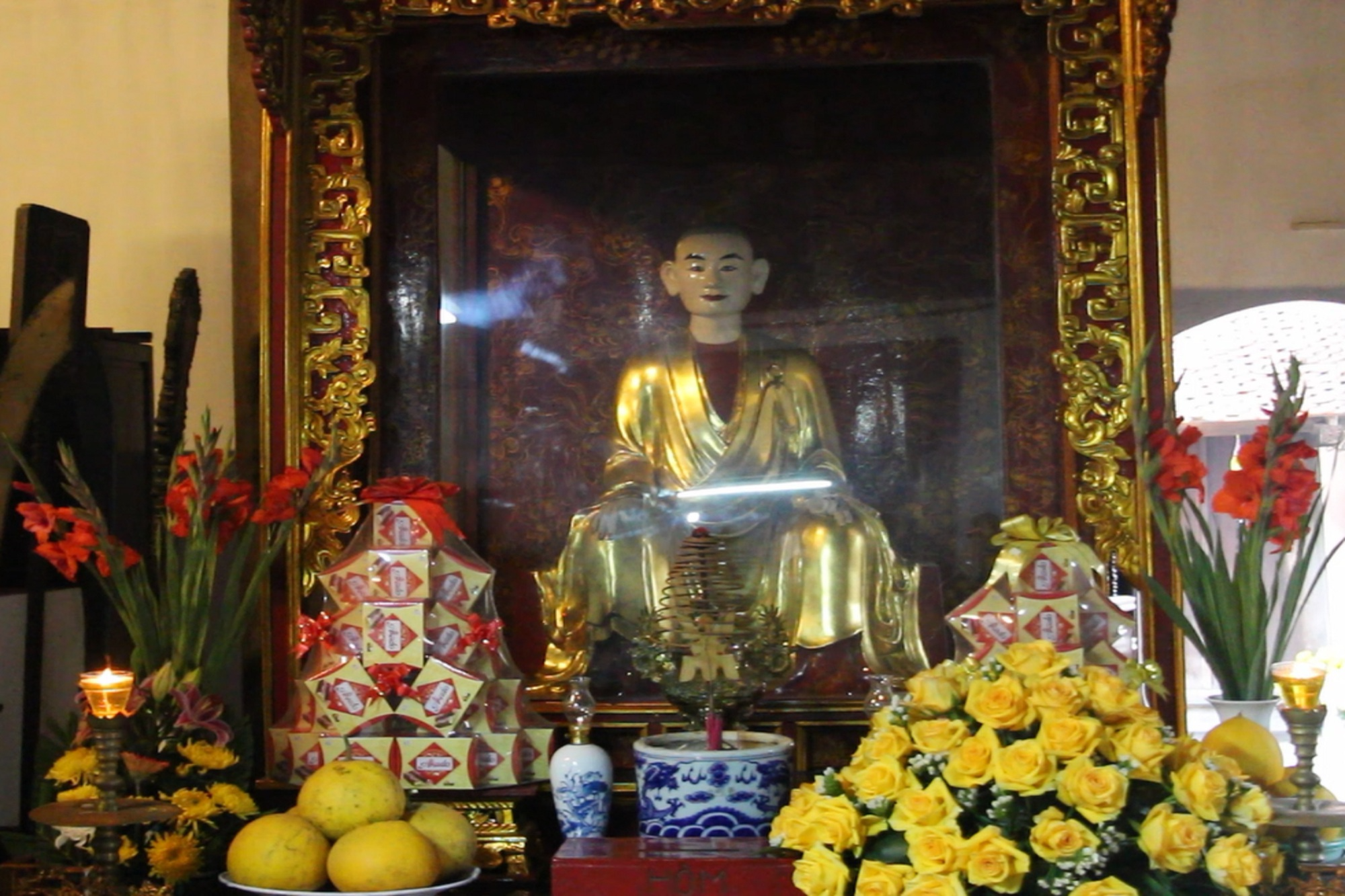 &quot;Mục sở thị&quot; bảo vật quốc gia trong chùa Phổ Minh - Ảnh 8.