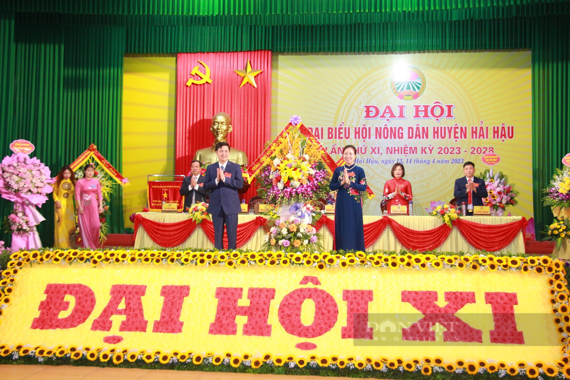 Lãnh đạo Trung ương Hội Nông dân Việt Nam dự Đại hội Hội Nông dân huyện Hải Hậu, Nam Định - Ảnh 1.