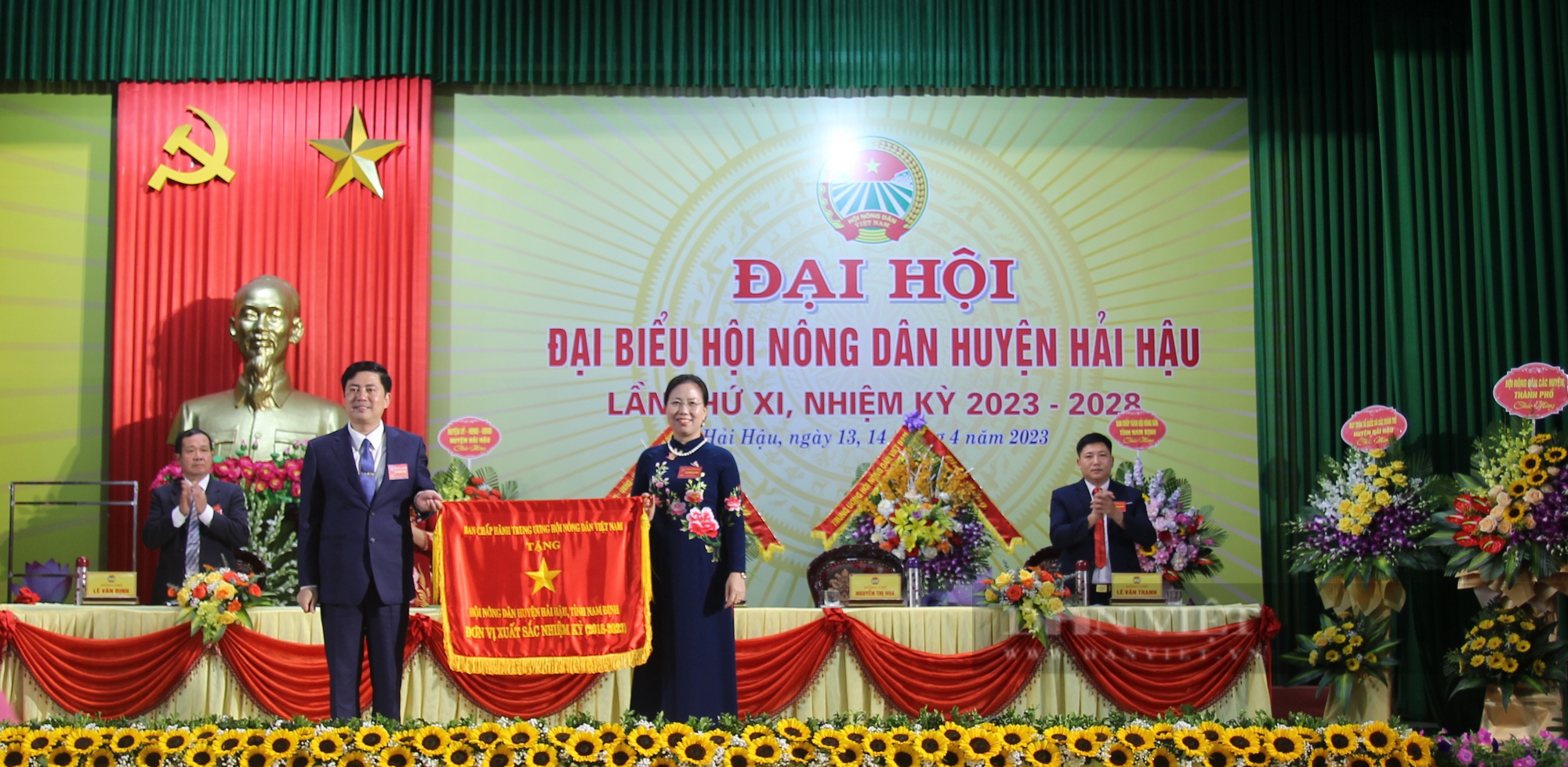 Lãnh đạo Trung ương Hội Nông dân Việt Nam dự Đại hội Hội Nông dân huyện Hải Hậu, Nam Định - Ảnh 5.