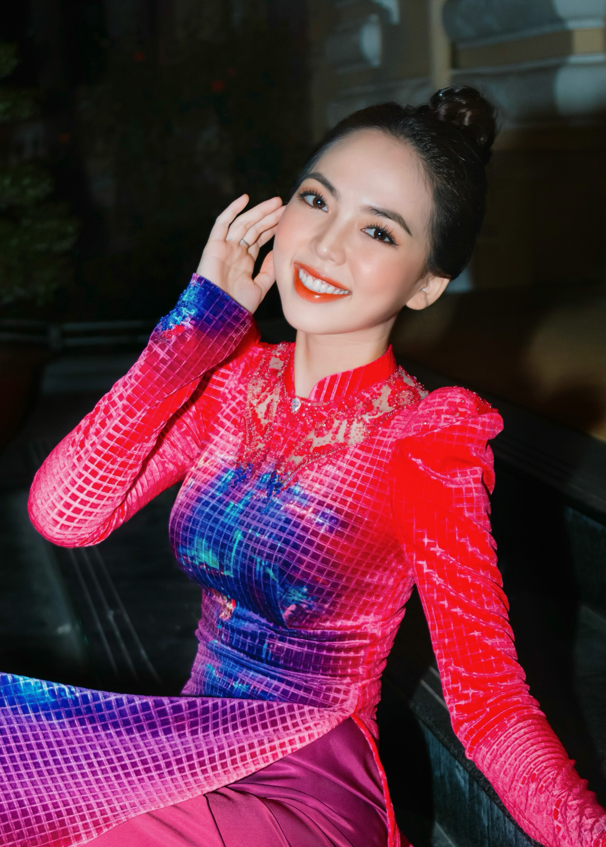 Miss World Vietnam 2023: Hoa khôi bóng chuyền &quot;đọ sắc&quot; với Hoa khôi sinh viên Ngân hàng - Ảnh 9.
