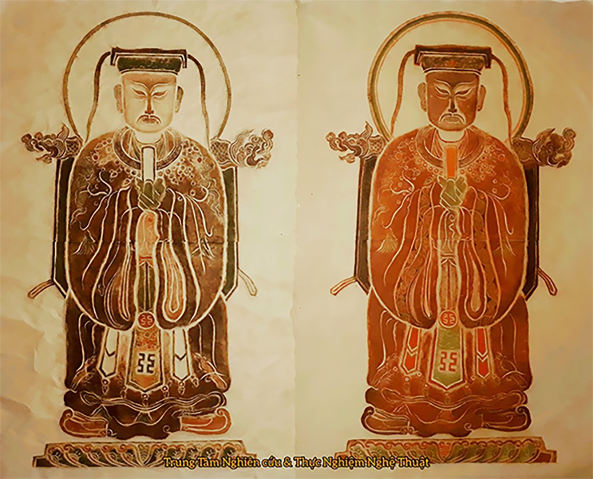 Cổ vật chùa Giàu ở Hà Nam, bia đá khắc họa chân dung vua Ngọc Hoàng sớm nhất lịch sử nghệ thuật Đại Việt - Ảnh 1.