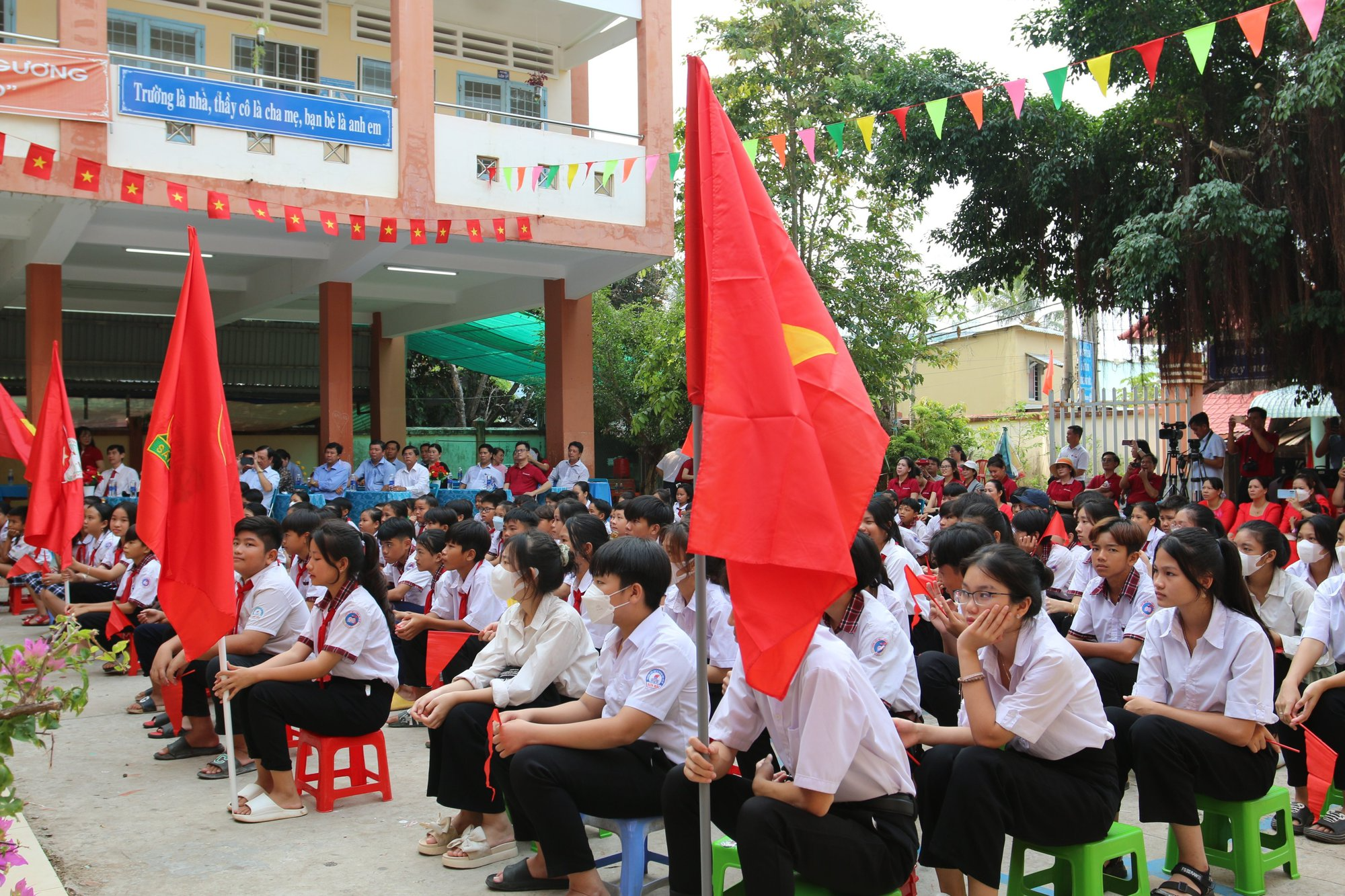 Khánh thành và đưa vào sử dụng 2 điểm trường tại Kiên Giang, do Agribank tài trợ - Ảnh 4.