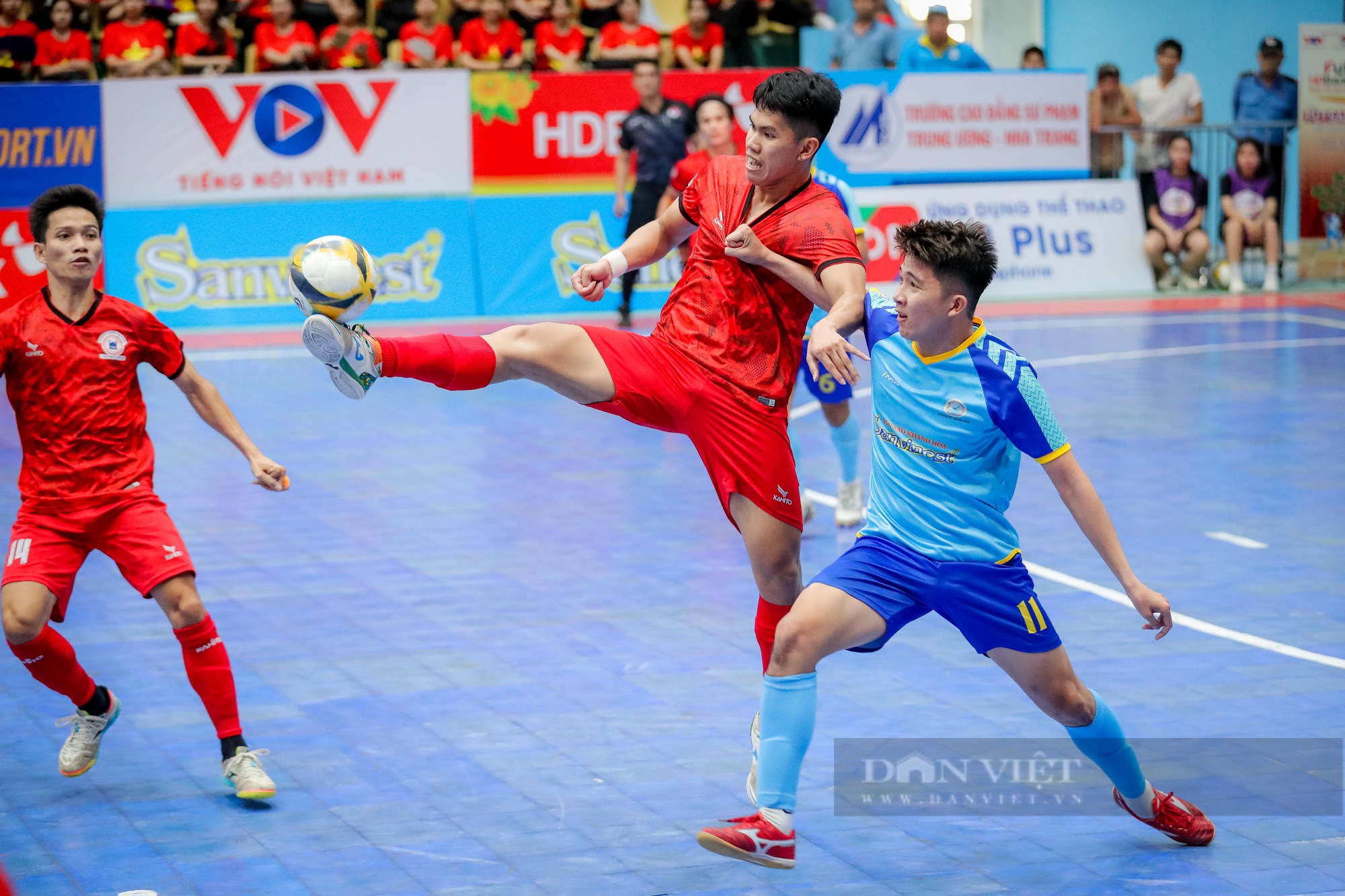 Thắng đậm GFDI Sông Hàn, Thái Sơn Nam vô địch lượt đi giải futsal HDBank VĐQG 2023 - Ảnh 3.