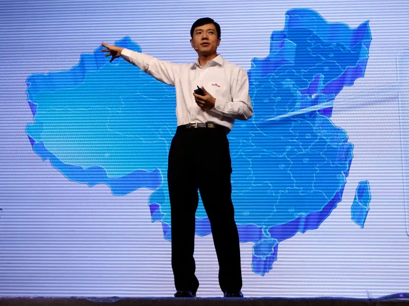 Robin Li, 54 tuổi, là đồng sáng lập và CEO của công cụ tìm kiếm nổi tiếng Baidu của Trung Quốc. Ảnh: @AFP.