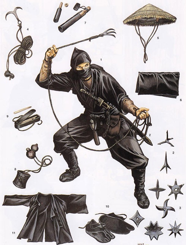 Giật mình những khả năng xuất thần ít biết của ninja Nhật Bản - Ảnh 5.