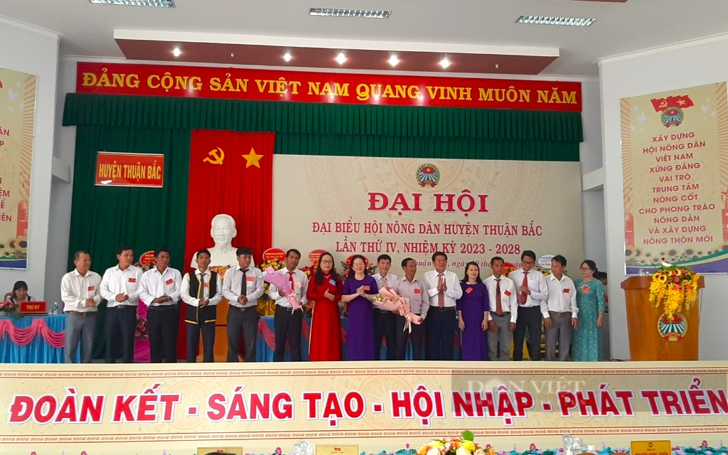 Đại Hội đại biểu Hội Nông dân huyện Thuận Bắc (Ninh Thuận), ông Nguyễn Văn Lắm tái cử chức Chủ tịch  - Ảnh 8.