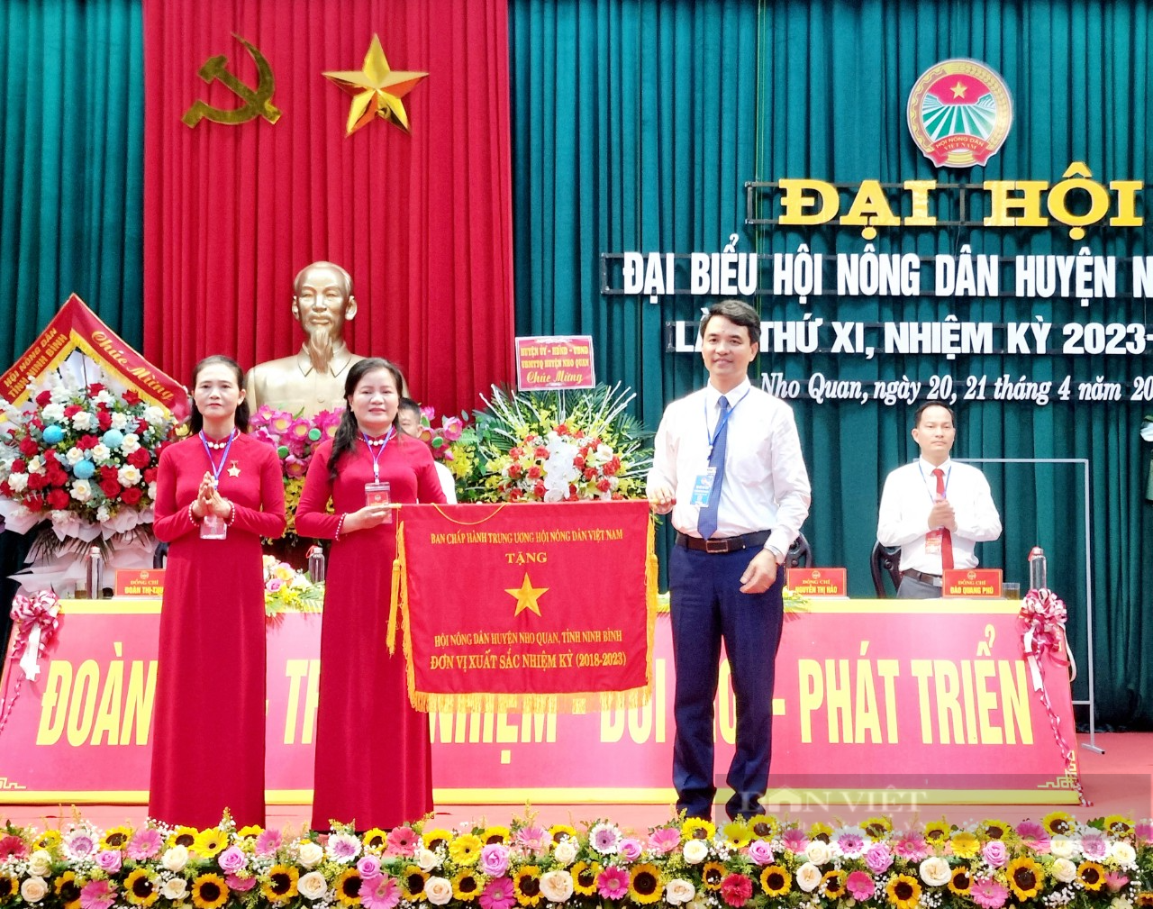 Đại hội điểm Hội Nông dân cấp huyện đầu tiên tại Ninh Bình: Không dùng văn bản giấy - Ảnh 3.