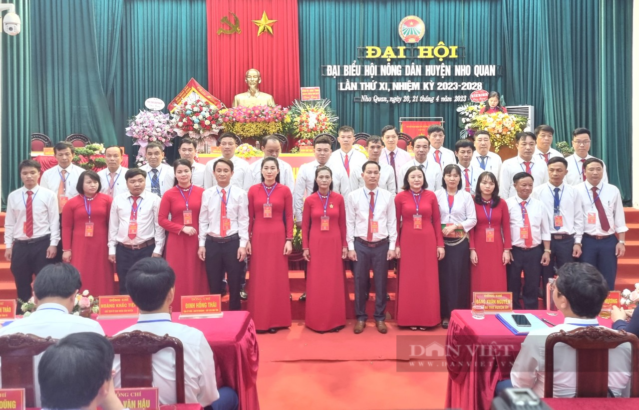 Đại hội điểm Hội Nông dân cấp huyện đầu tiên tại Ninh Bình: Không dùng văn bản giấy - Ảnh 7.