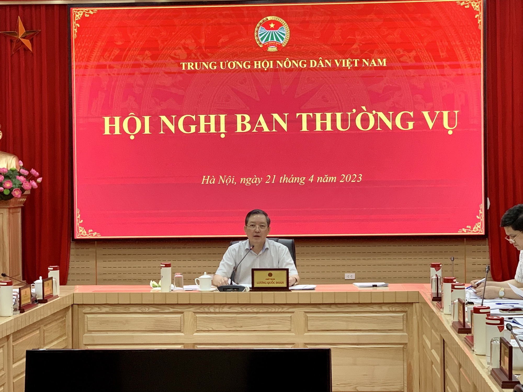 Hội nghị Ban Thường vụ Trung ương Hội Nông dân Việt Nam: Thảo luận nhiều vấn đề quan trọng về Đại hội Hội Nông dân - Ảnh 1.