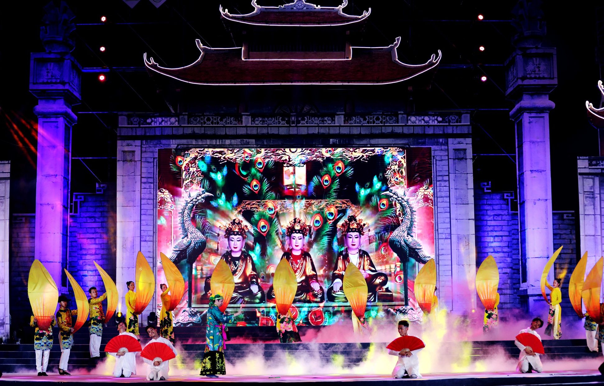 Khai mạc Lễ hội Đền Hùng 2023: &quot;Bữa tiệc&quot; nghệ thuật di sản văn hóa phi vật thể - Ảnh 6.