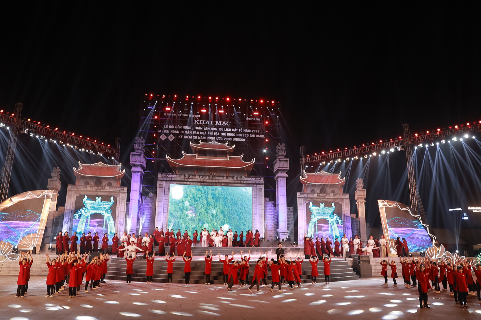 Bật mí kịch bản chương trình nghệ thuật Khai mạc Lễ hội Đền Hùng 2023 trước giờ G - Ảnh 1.