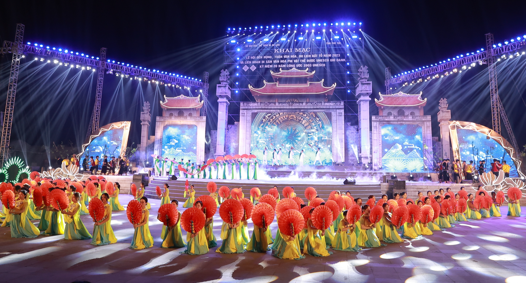 Bật mí kịch bản chương trình nghệ thuật Khai mạc Lễ hội Đền Hùng 2023 trước giờ G - Ảnh 1.
