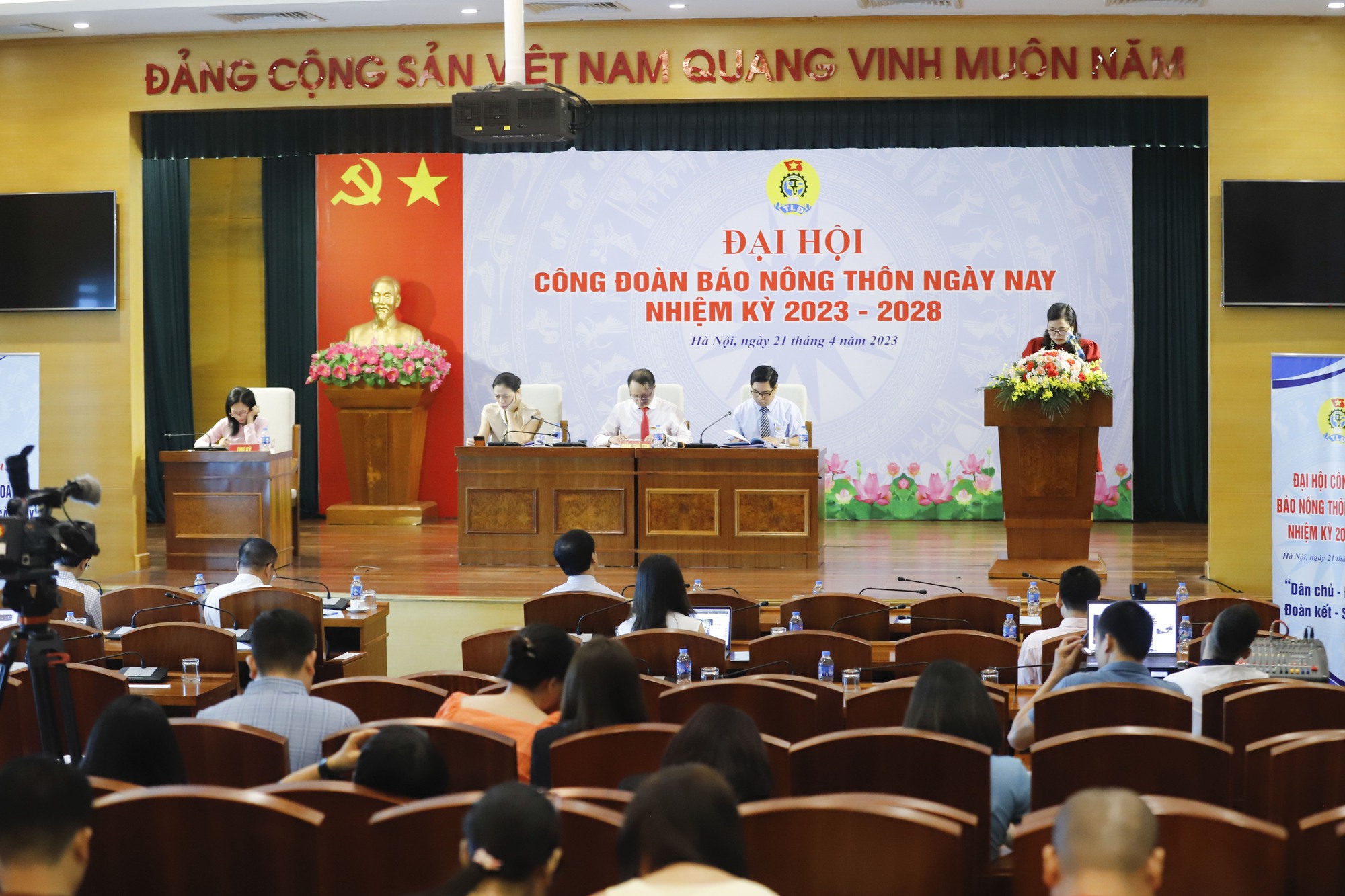 Công đoàn Báo Nông thôn Ngày nay tổ chức thành công Đại hội, nhiệm kỳ 2023 - 2028 - Ảnh 1.