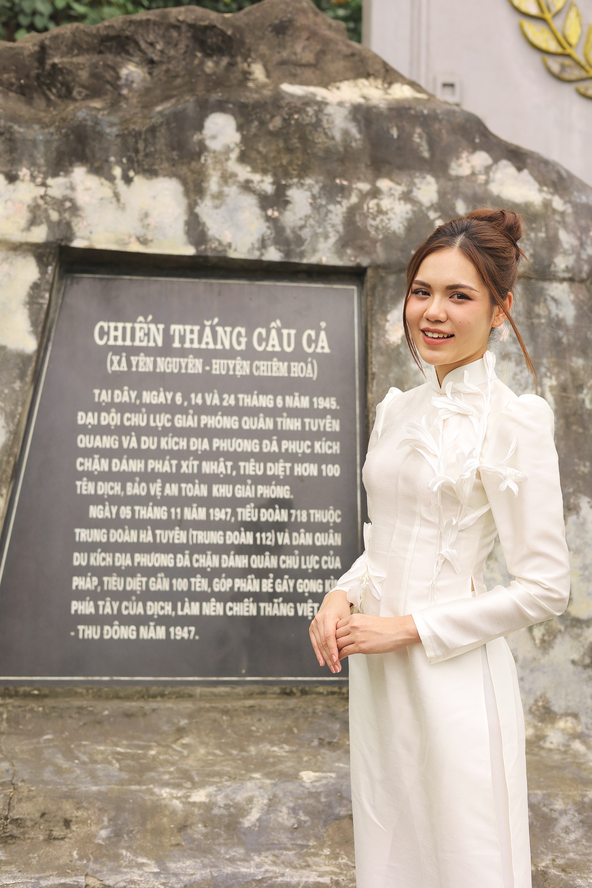  Đứng trước những thắng cảnh hùng vĩ của Tuyên Quang, Hoa hậu Kỳ Duyên bất ngờ nói ra điều này - Ảnh 3.