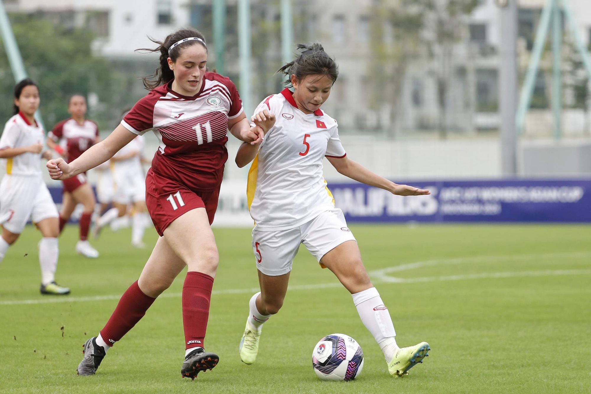 Cầu thủ nữ U17 Palestine dính chấn thương phải đi cấp cứu? - Ảnh 5.