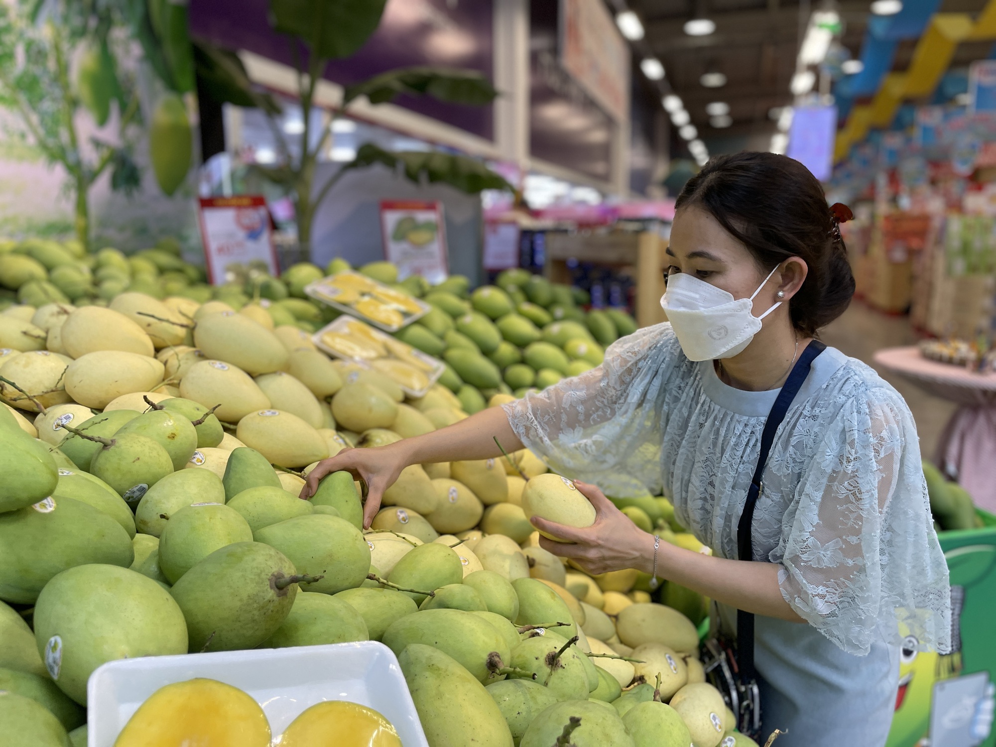 “Đệ nhất xoài ngon” của tỉnh Đồng Tháp về siêu thị TP.HCM với giá sốc bất ngờ - Ảnh 3.