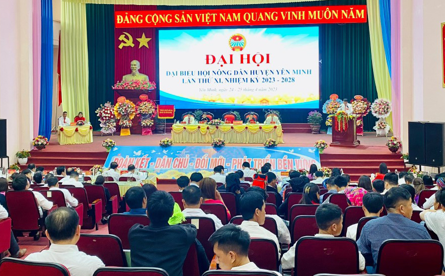 Đại hội đại biểu Hội Nông dân huyện Yên Minh lần thứ XI, bầu Ban chấp hành với 27 đồng chí - Ảnh 1.
