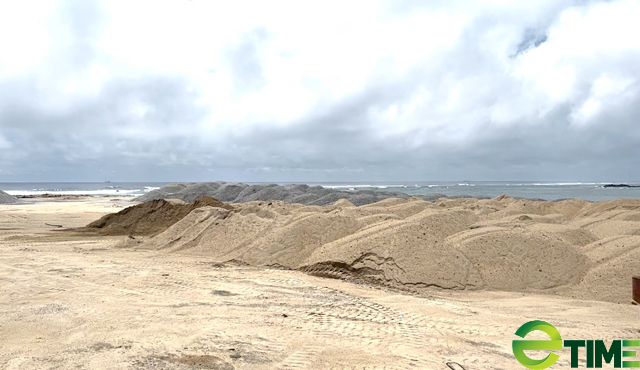 Quảng Ngãi khó tin giá cát xây dựng ở đảo Lý Sơn - Ảnh 1.