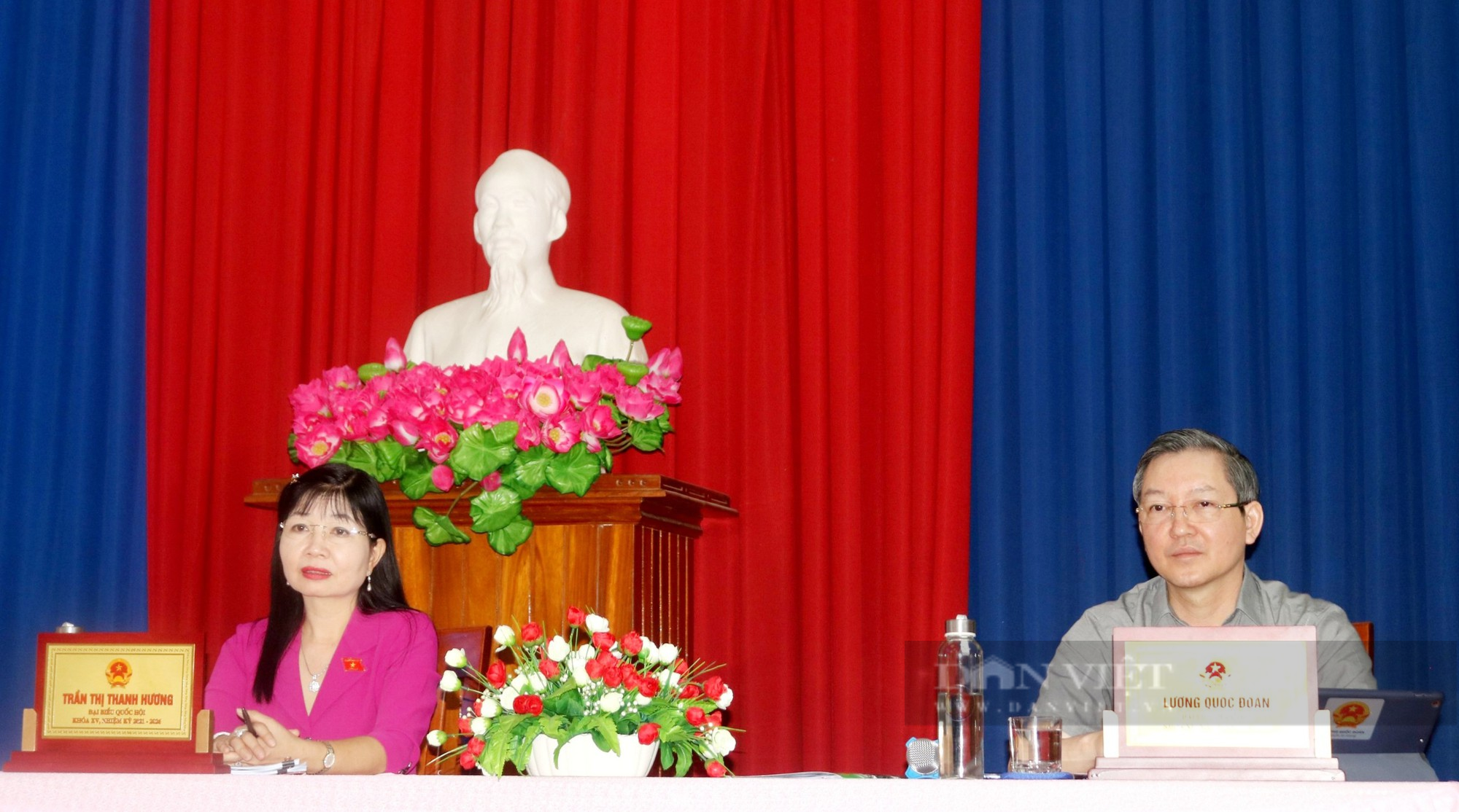 Chủ tịch Hội NDVN và đoàn đại biểu Quốc hội tỉnh An Giang tiếp xúc cử tri thuyện Chợ Mới - Ảnh 1.