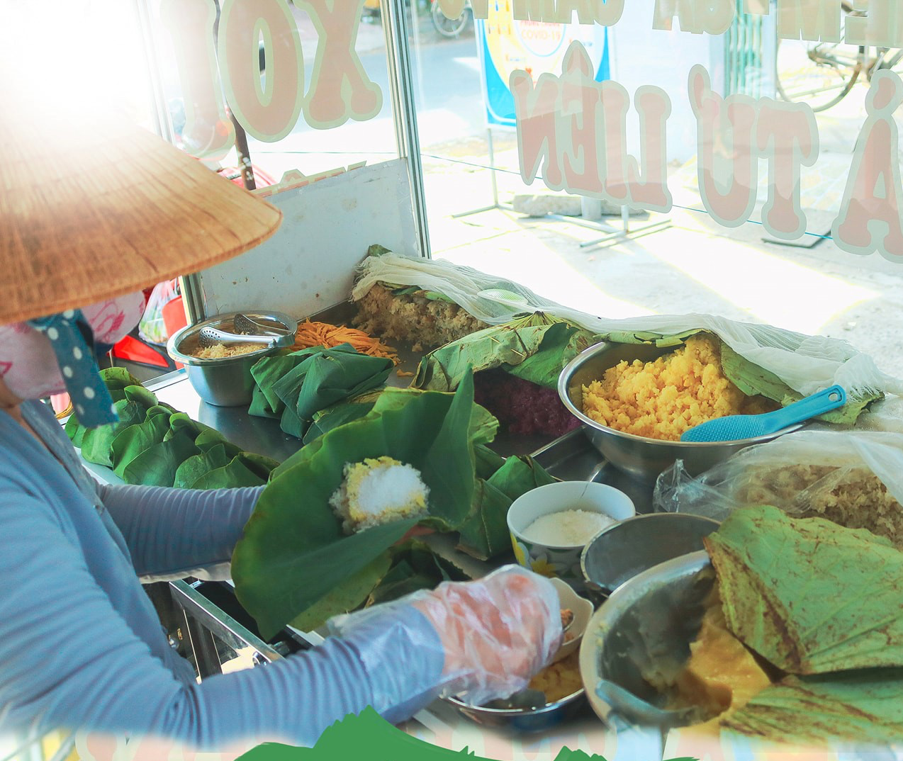 Nức lòng món xôi Xiêm An Giang - Ảnh 1.