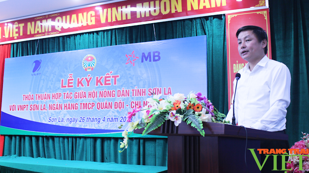 Hội Nông dân tỉnh Sơn La hợp tác với VNPT Sơn La, ngân Hàng TMCP Quân Đội - Ảnh 5.