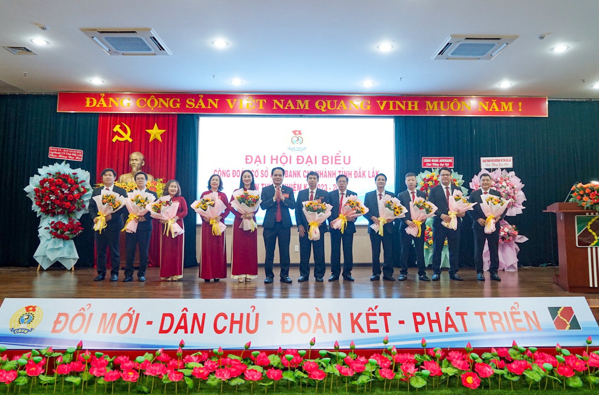 Đại hội công đoàn cơ sở Agribank tỉnh Đắk Lắk lần thứ X, nhiệm kỳ 2023-2028 - Ảnh 3.