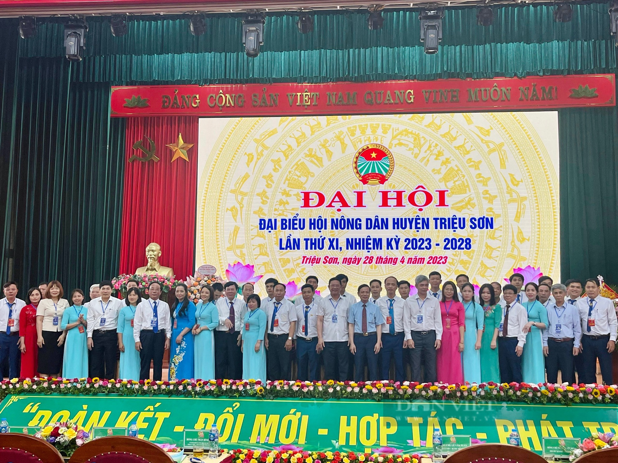 Đại hội Đại biểu Hội Nông dân huyện Triệu Sơn nhiệm kỳ 2023 – 2028, ông Nguyễn Xuân Trường tái cử - Ảnh 3.