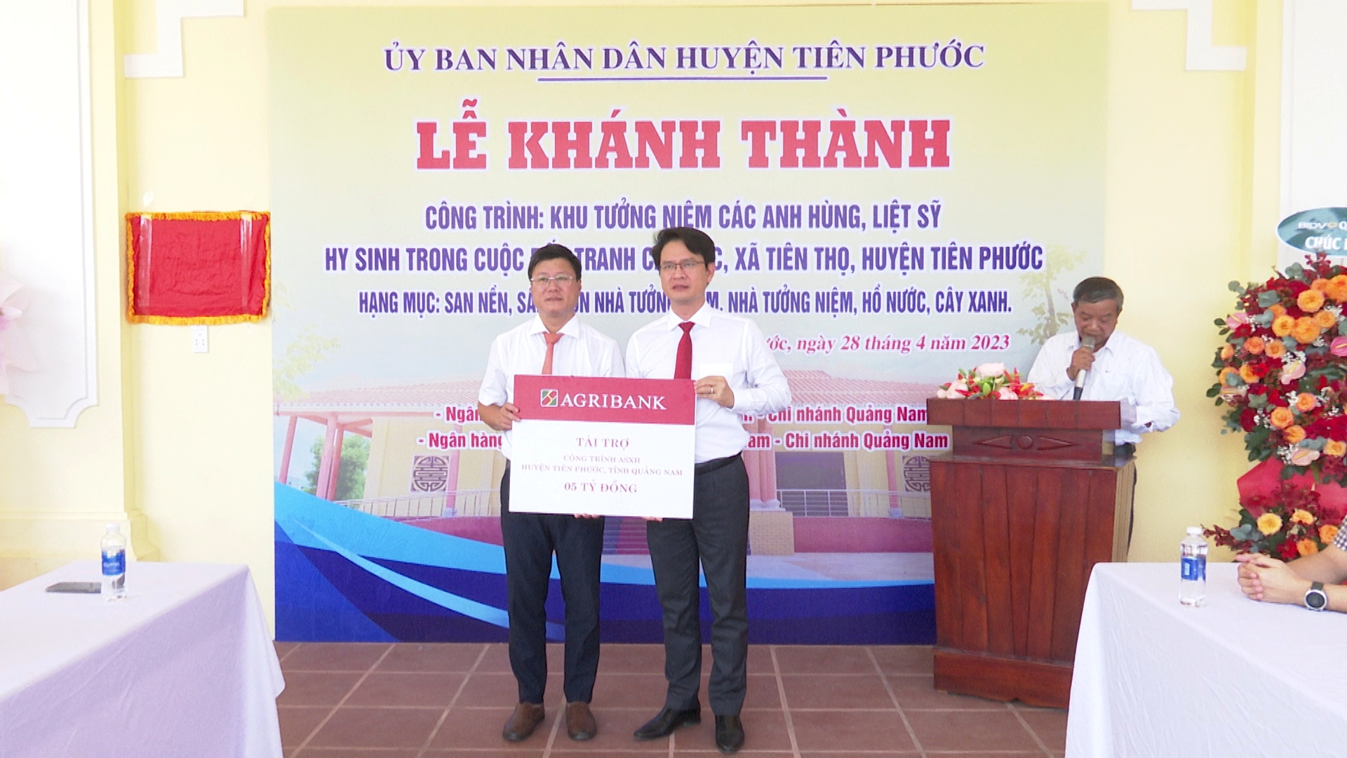 Quảng Nam: Khánh thành công trình Khu tưởng niệm các anh hùng, liệt sỹ hy sinh trong cuộc đấu tranh Cây cốc - Ảnh 1.