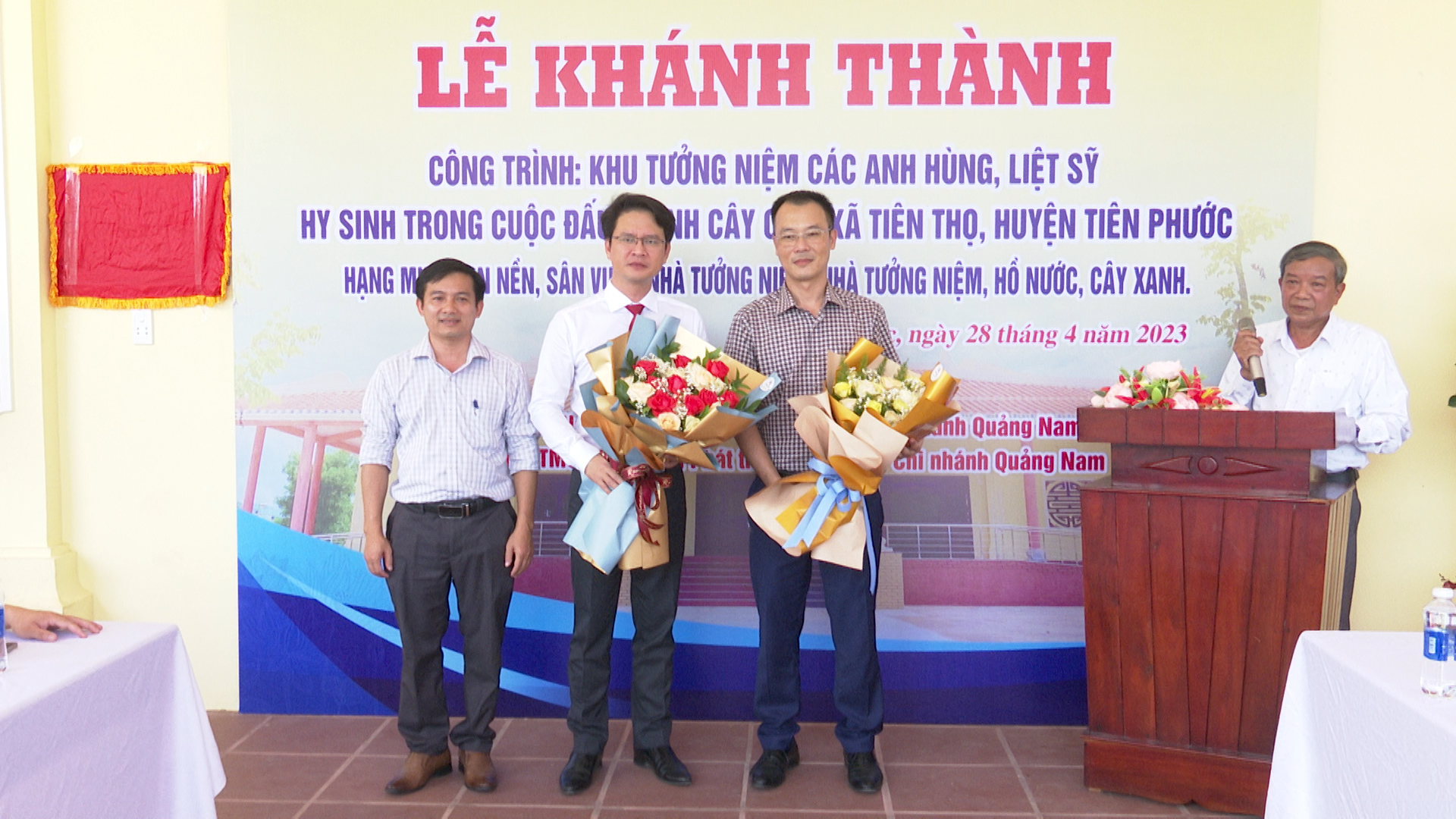 Quảng Nam: Khánh thành công trình Khu tưởng niệm các anh hùng, liệt sỹ hy sinh trong cuộc đấu tranh Cây cốc - Ảnh 3.