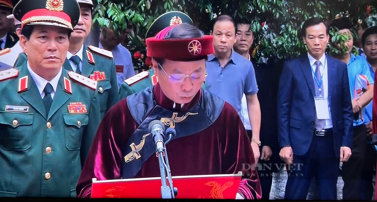 Chủ tịch nước Võ Văn Thưởng dâng hương giỗ Tổ Hùng Vương 2023 - Ảnh 4.