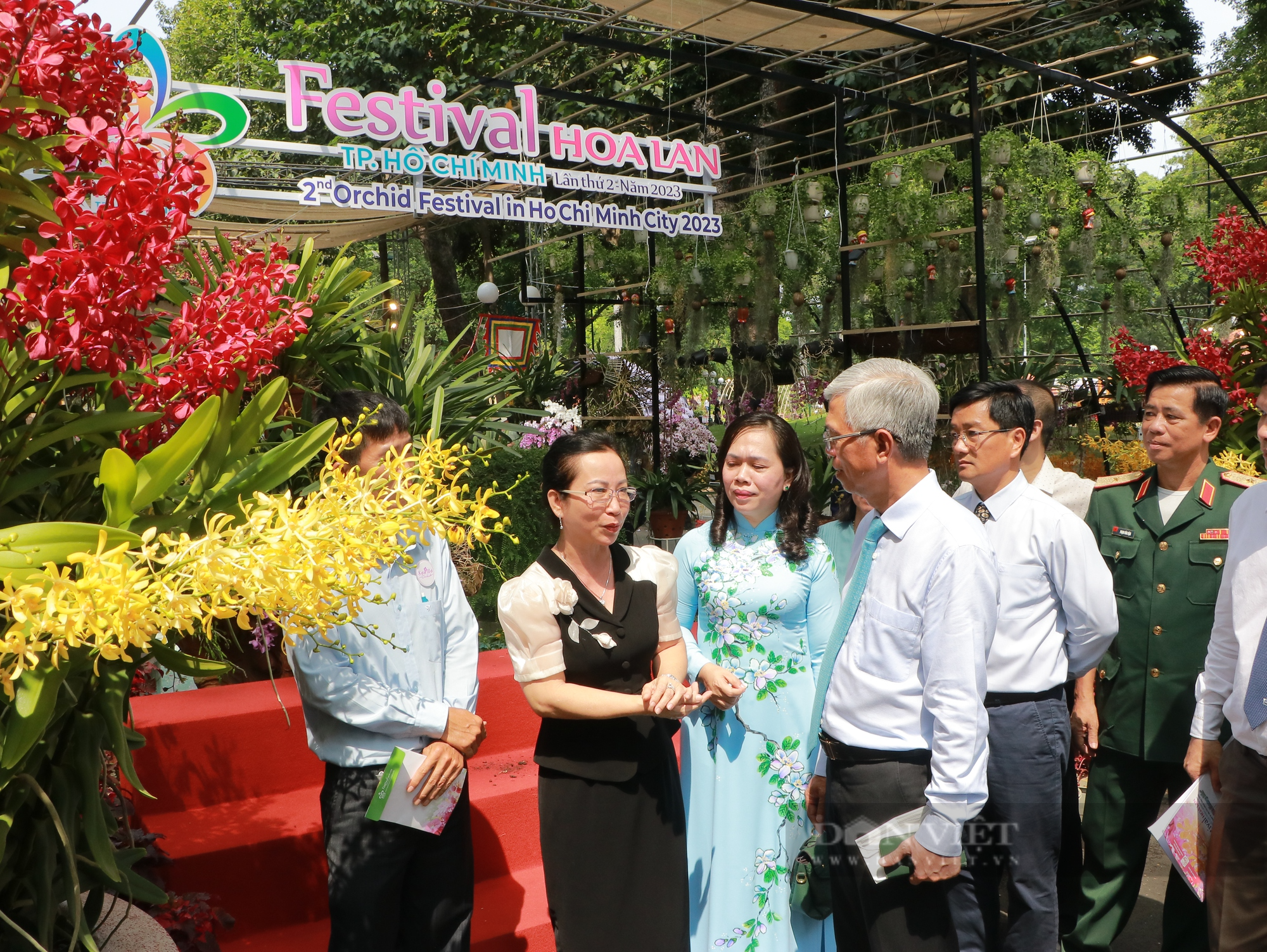 Festival hoa lan TP.HCM có nhiều giống lạ, đông đảo người dân đến tham quan, chụp ảnh - Ảnh 10.