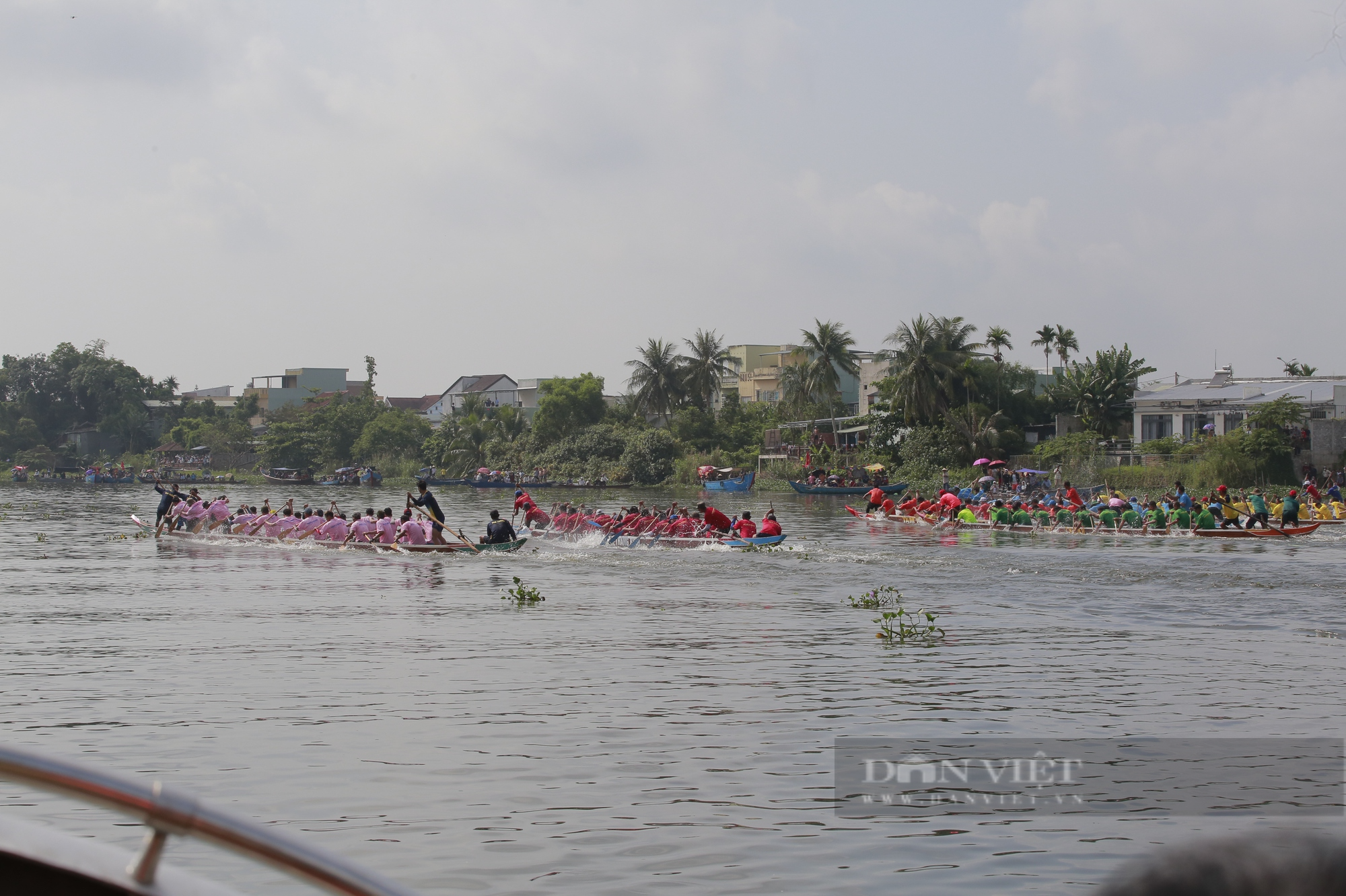 Quảng Nam: Hình ảnh gay cấn ở giải đua thuyền mùa hoa sưa Tam Kỳ - Ảnh 9.
