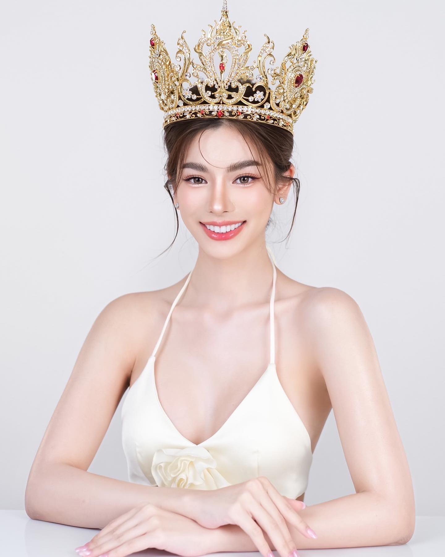 Nhan sắc xinh đẹp đầy mê hoặc của mỹ nhân gốc Việt cao 1,7m trước chung kết Miss Grand Thailand 2023 - Ảnh 3.