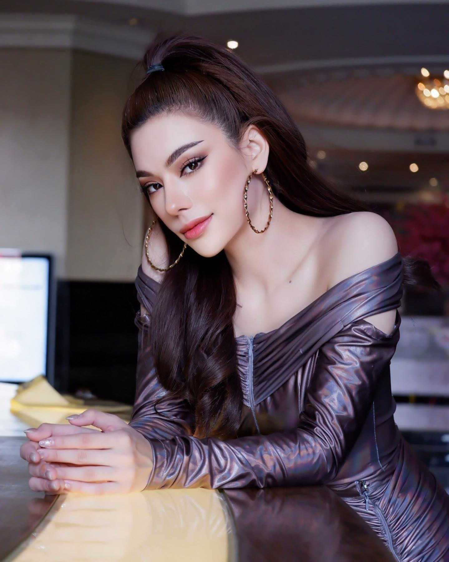 Nhan sắc xinh đẹp đầy mê hoặc của mỹ nhân gốc Việt cao 1,7m trước chung kết Miss Grand Thailand 2023 - Ảnh 1.