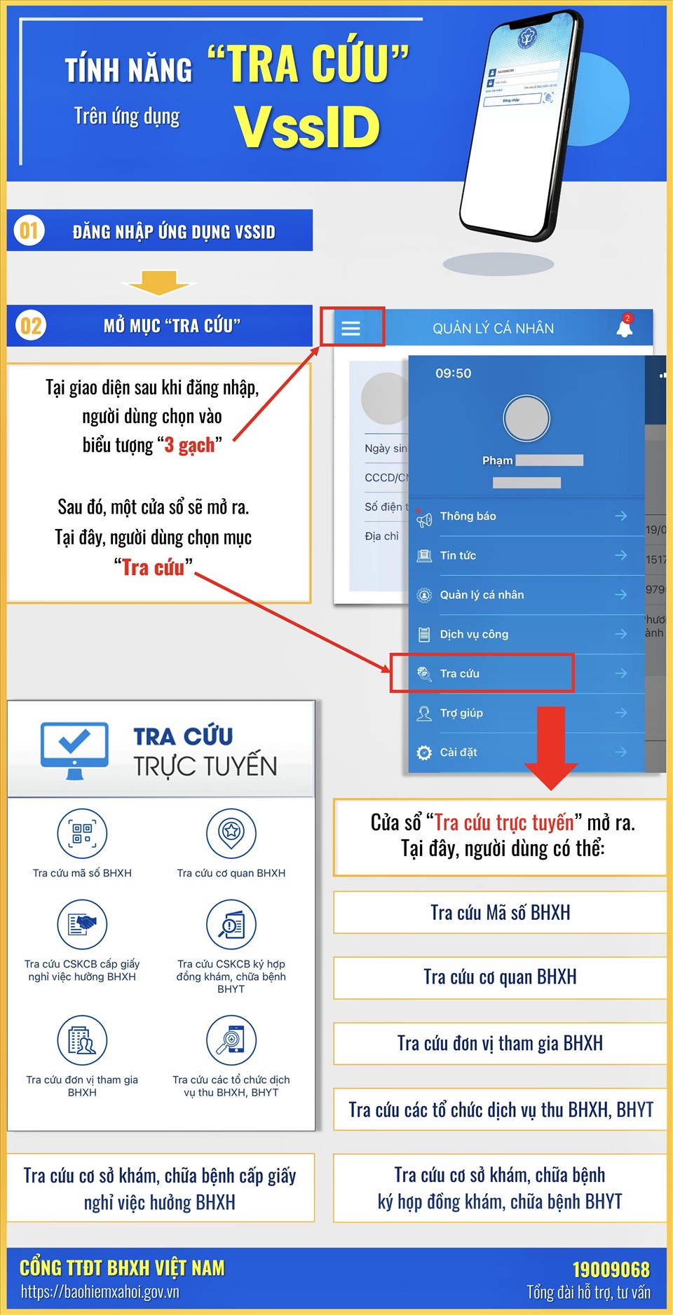 Tính năng &quot;Tra cứu&quot; trên ứng dụng VssID tìm được cơ sở khám chữa bệnh bảo hiểm y tế - Ảnh 1.