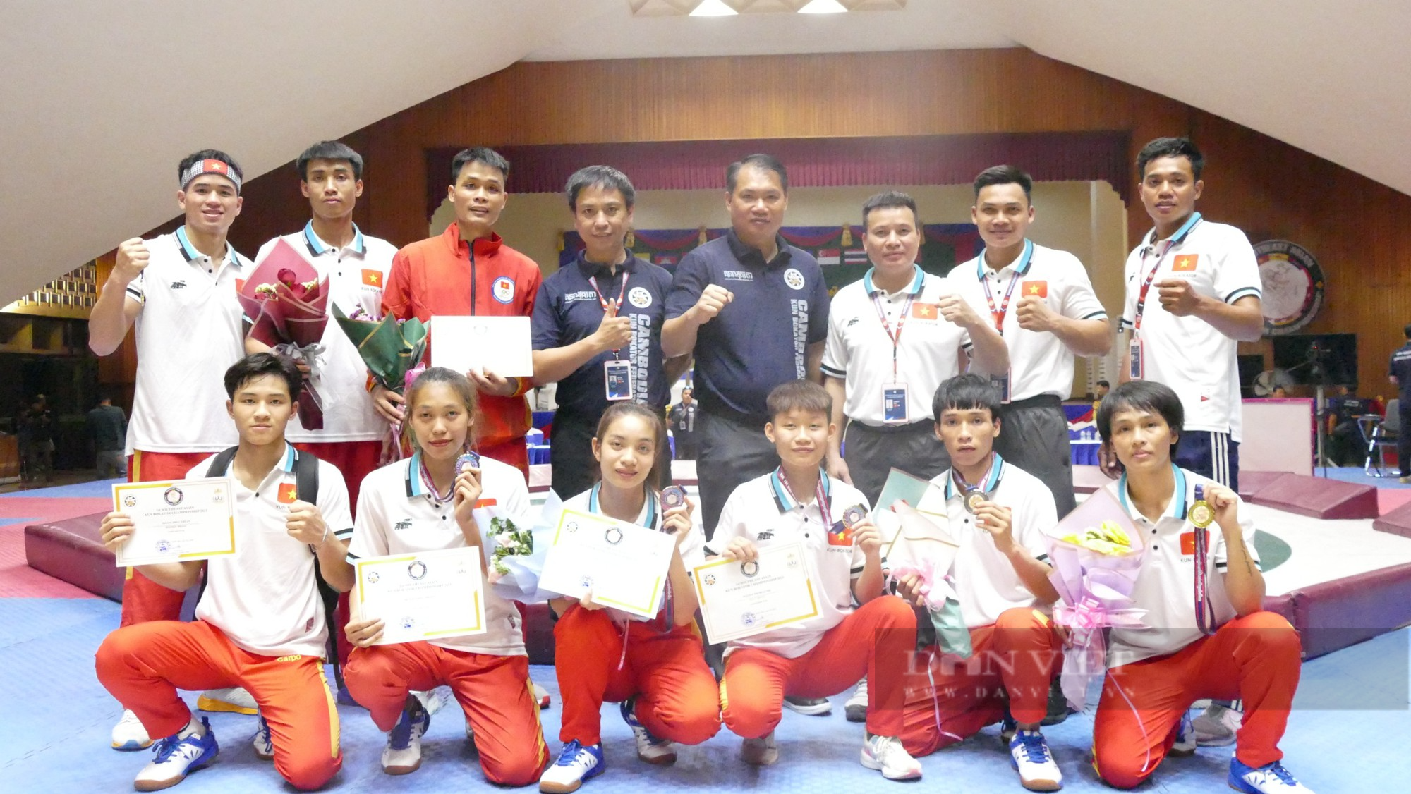 Việt Nam giành 3 HCV giải vô địch Kun Bokator tiền SEA Games 32 - Ảnh 1.