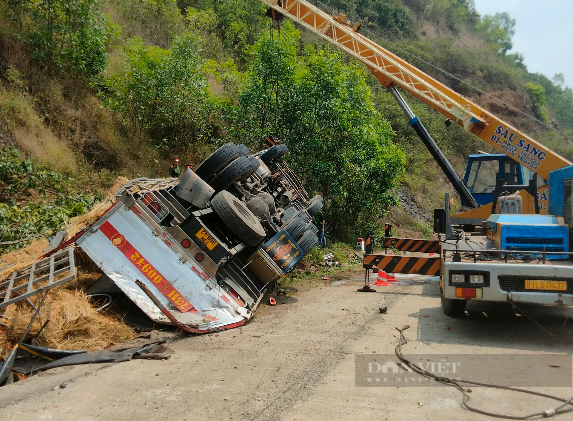Tai nạn đặc biệt ở Phú Yên: Thương vong trên đường hái dưa thuê - Ảnh 1.