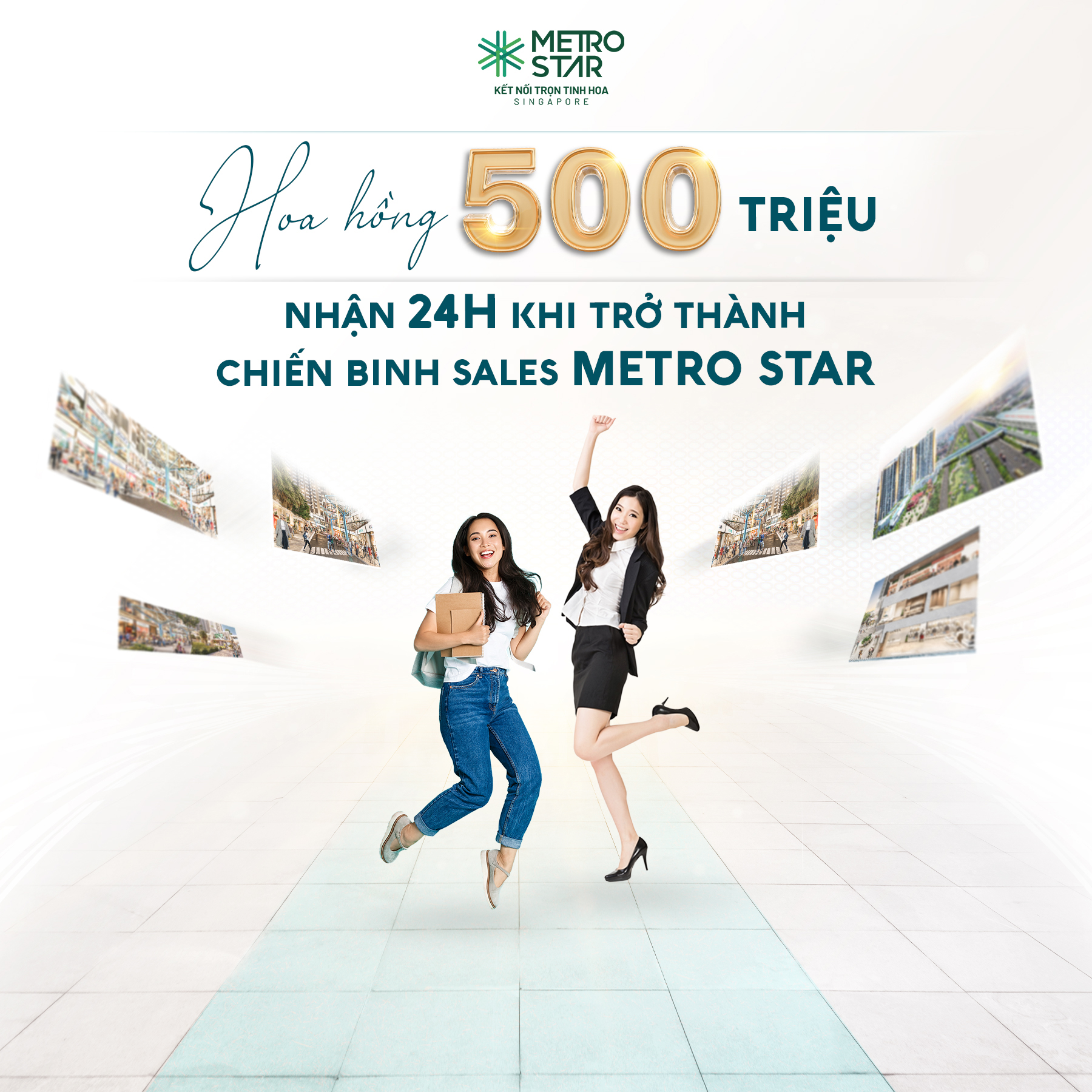 Metro Star tuyển dụng đội ngũ Sales và sẽ có chiến lược đào tạo để giúp Sales phát triển sự nghiệp