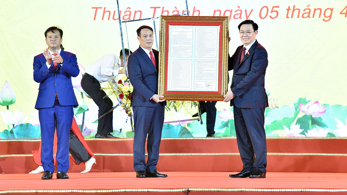 Thành lập thị xã Thuận Thành thuộc tỉnh Bắc Ninh, có 10 xã lên phường - Ảnh 1.