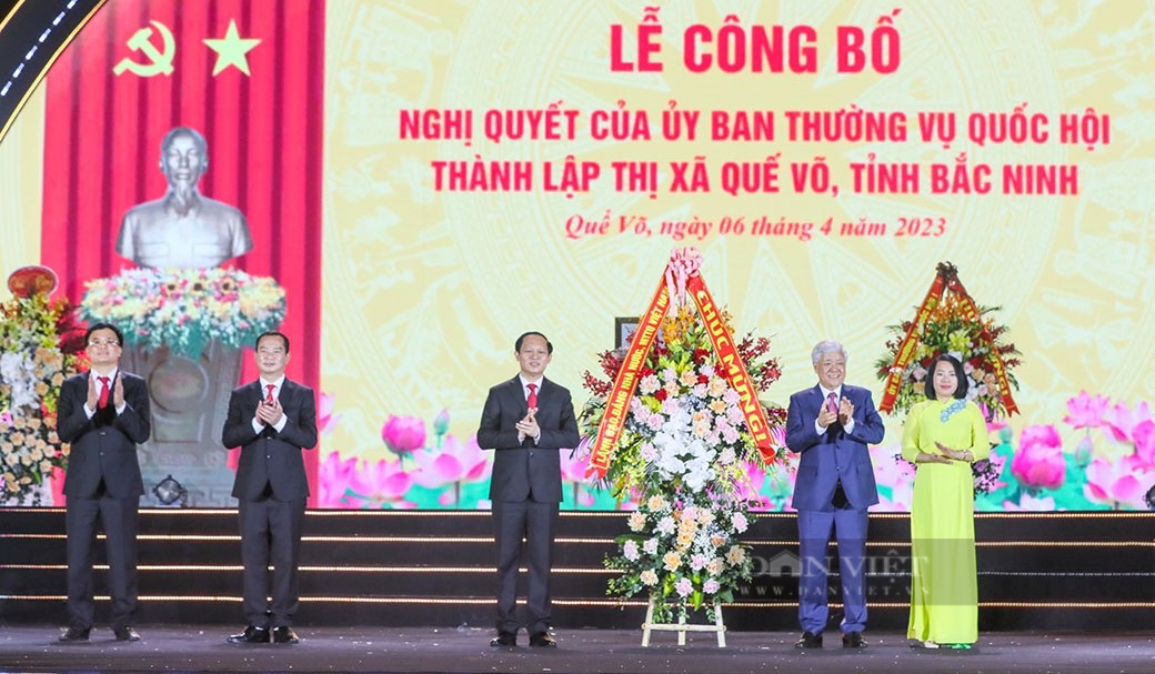 Bứt phá mạnh từ công nghiệp, dịch vụ, Quế Võ trở thành thị xã thuộc tỉnh Bắc Ninh - Ảnh 4.