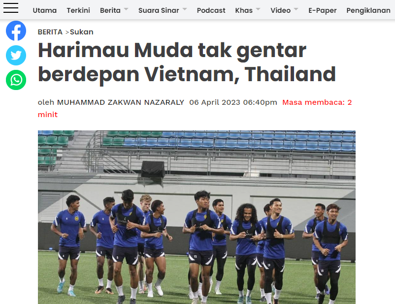 Đội nhà gặp U22 Việt Nam ở vòng bảng SEA Games 32, báo Malaysia e ngại điều gì? - Ảnh 2.