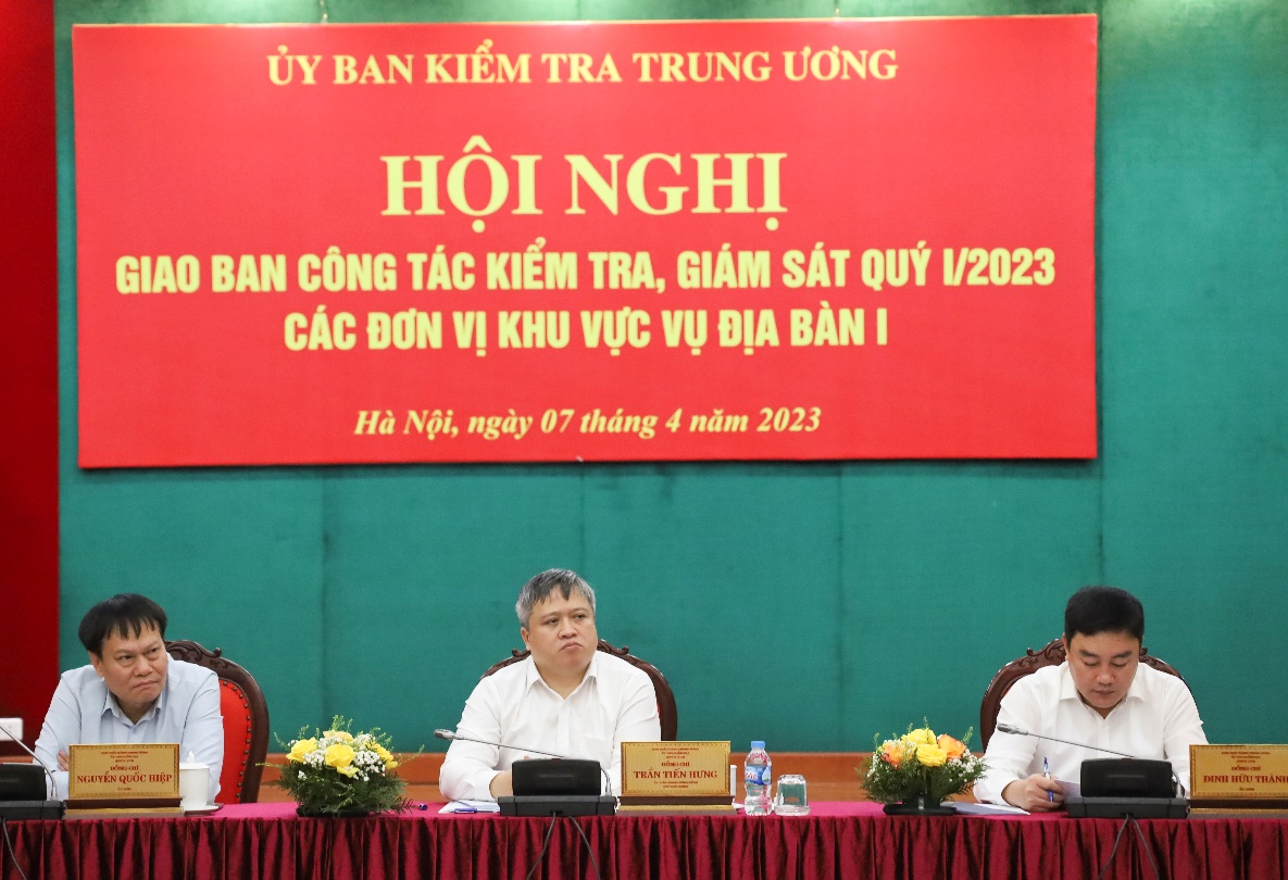 Ủy ban Kiểm traTrung ương tổ chức Hội nghị giao ban công tác kiểm tra, giám sát - Ảnh 1.