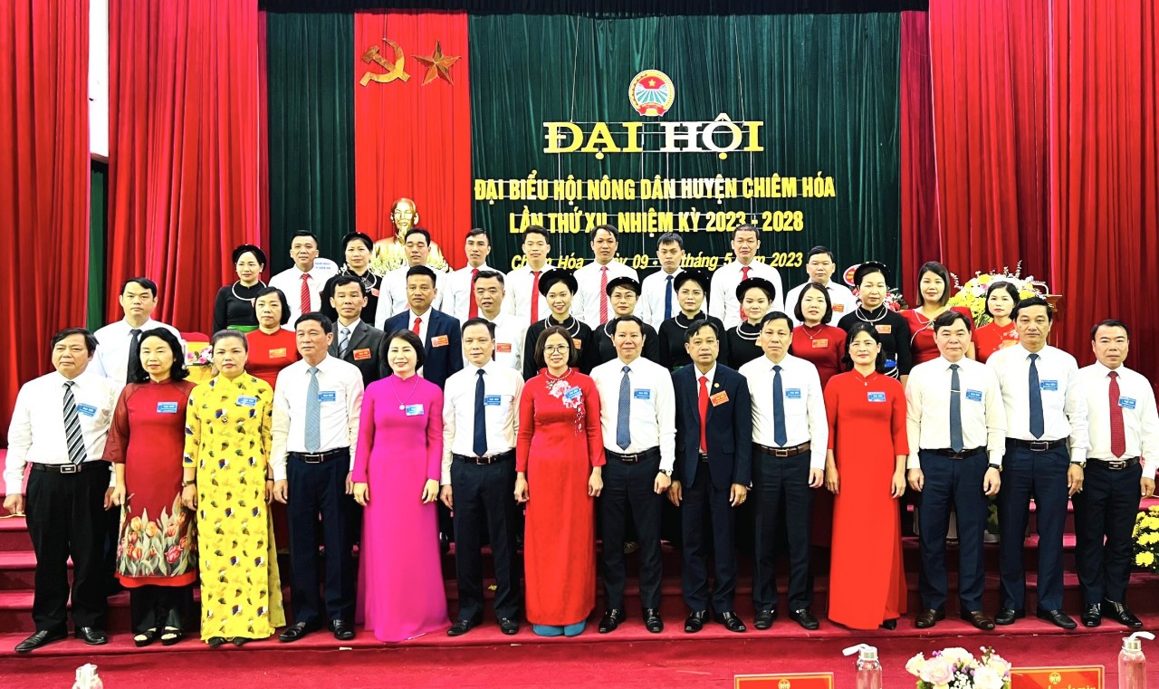 Tuyên Quang: Đại hội Hội Nông dân huyện Chiêm Hoá bầu 23 đồng chí tham gia Ban Chấp hành - Ảnh 3.