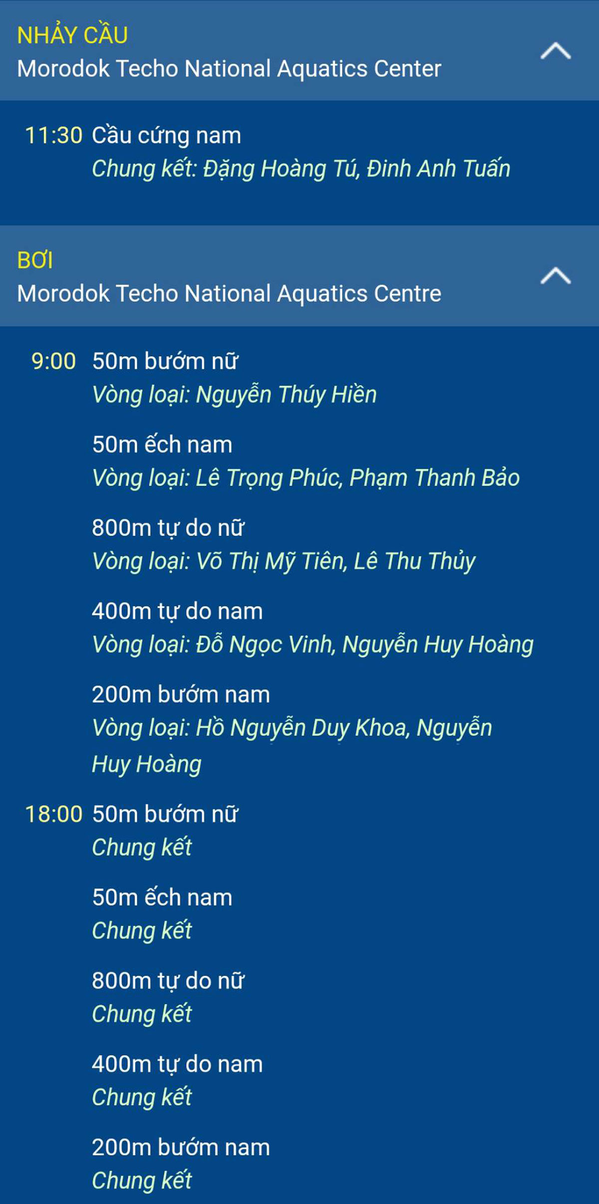 Lịch thi đấu SEA Games 32 ngày 11/5 của đoàn Thể thao Việt Nam - Ảnh 3.